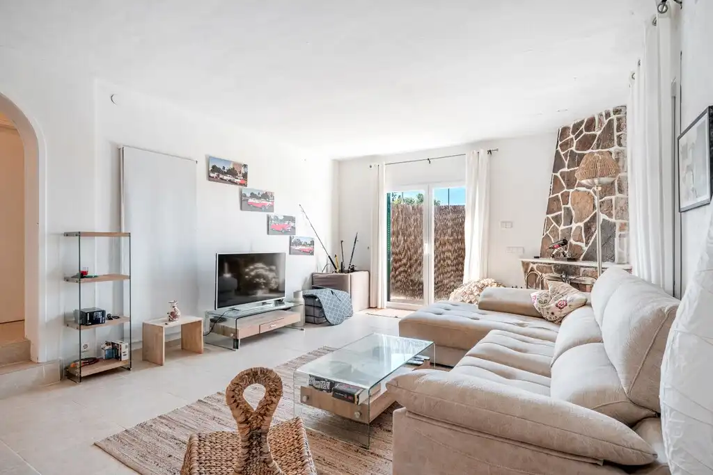 Sala d'estar de Casa o xalet en venda en Manacor amb Aire condicionat, Jardí privat i Terrassa