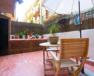 Terrace of Planta baja for sale in  Barcelona Capital  with Heating, Terrace and Storage room