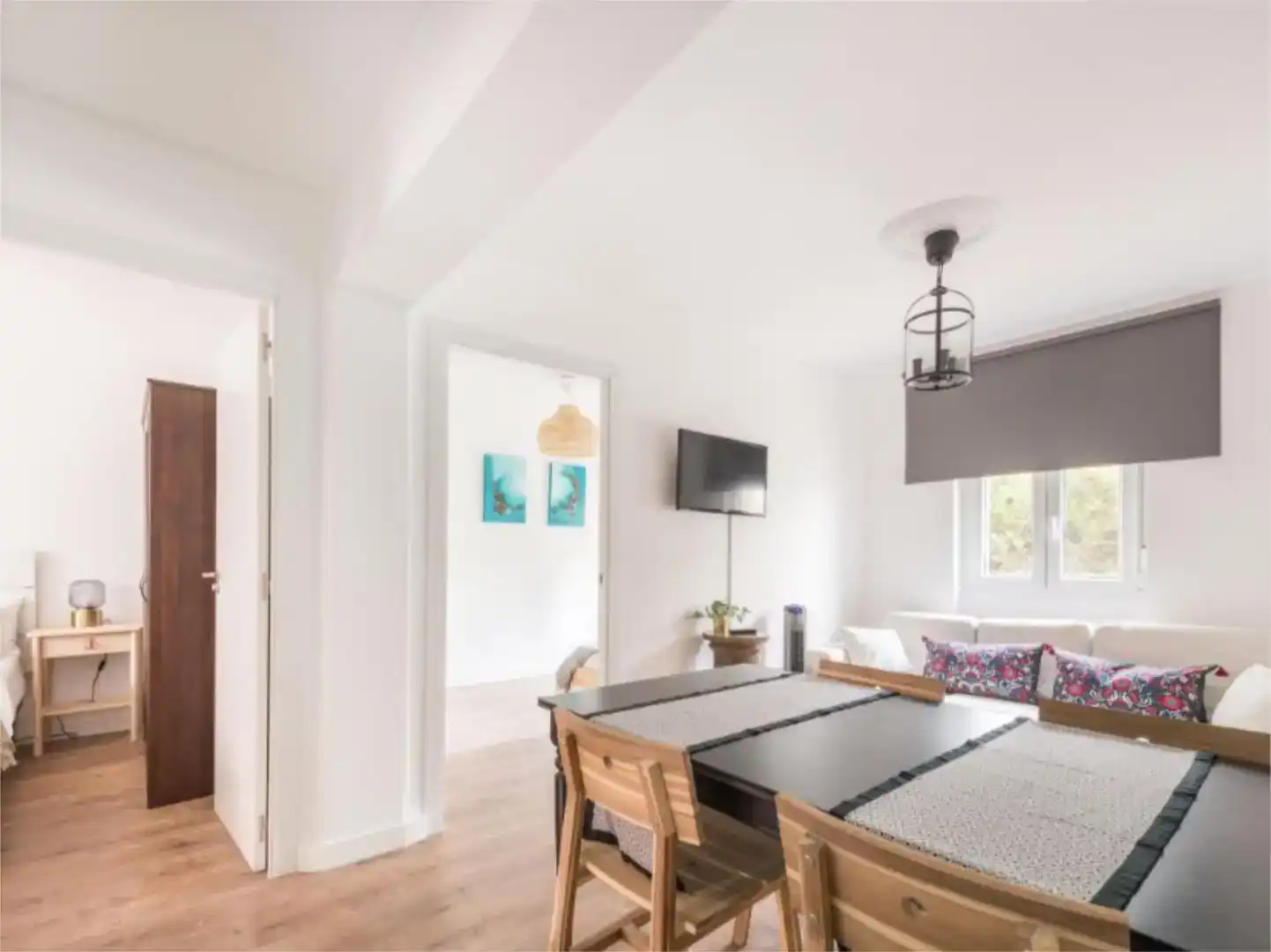 Comedor de Piso de alquiler en  Logroño con Aire acondicionado, Parquet y Amueblado