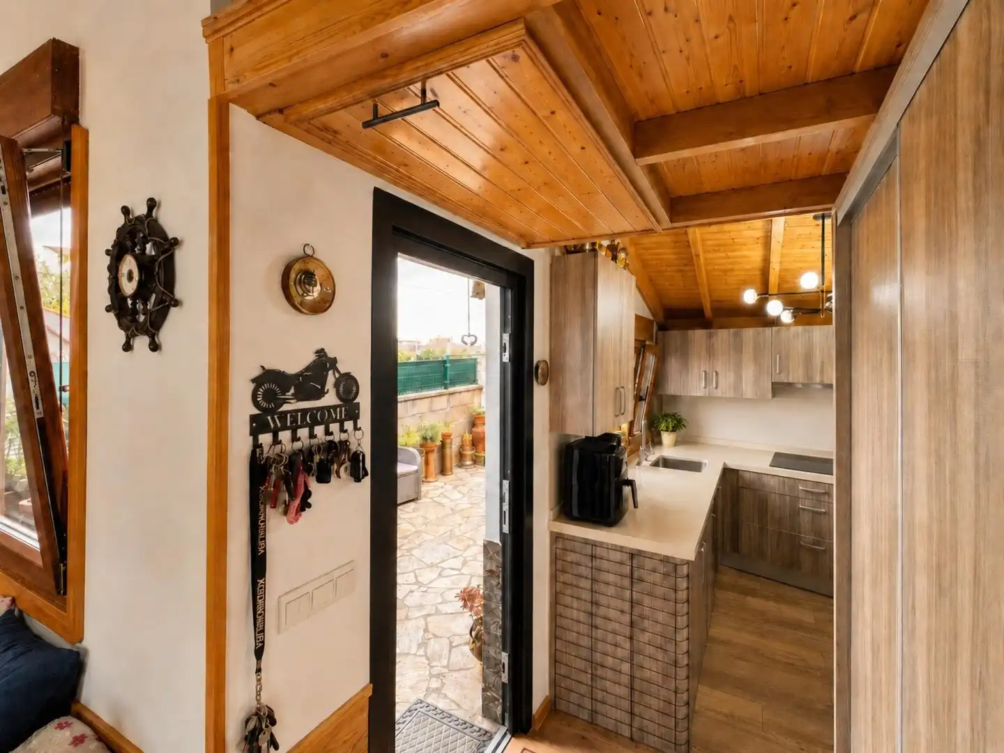 Küche von Country house zum Verkauf in Camargo mit Klimaanlage, Heizung und Terrasse