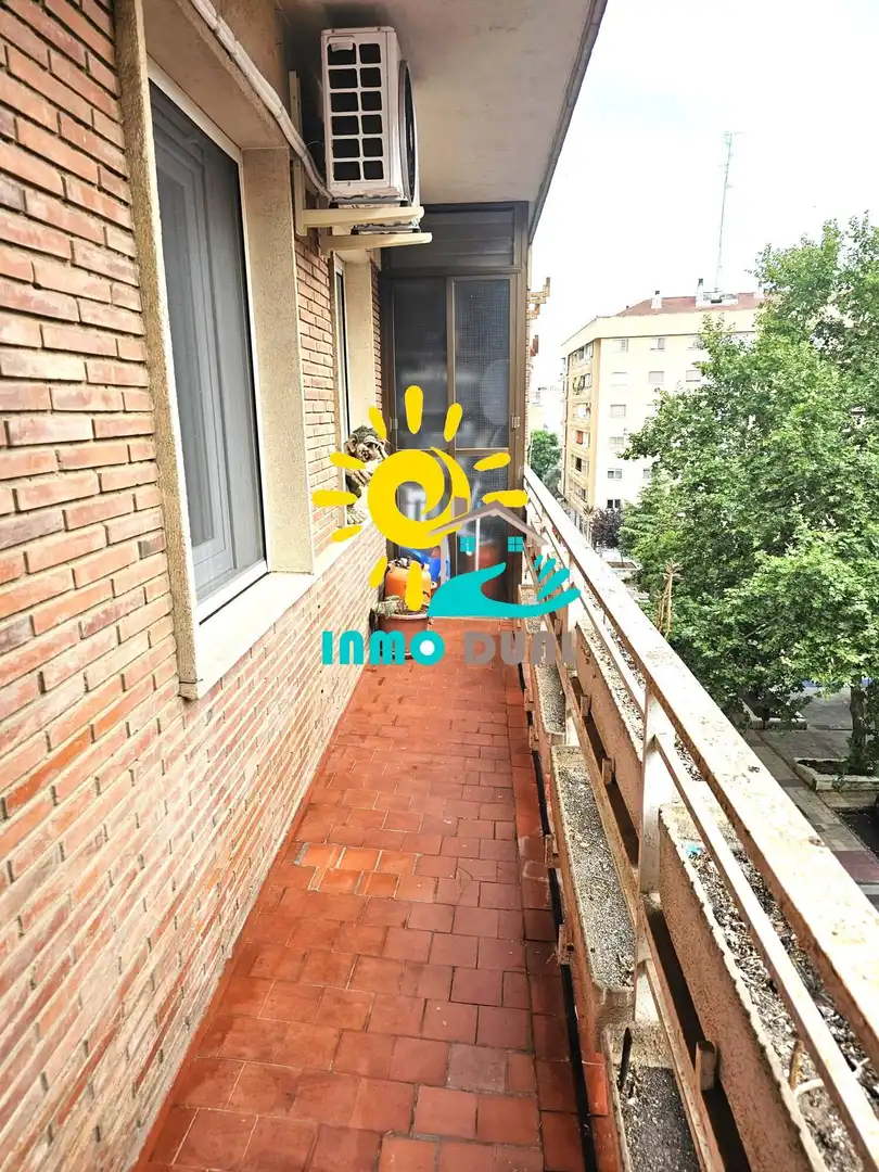 Balcony of Apartments for sale in Badajoz  with Air Conditioner and Storage room