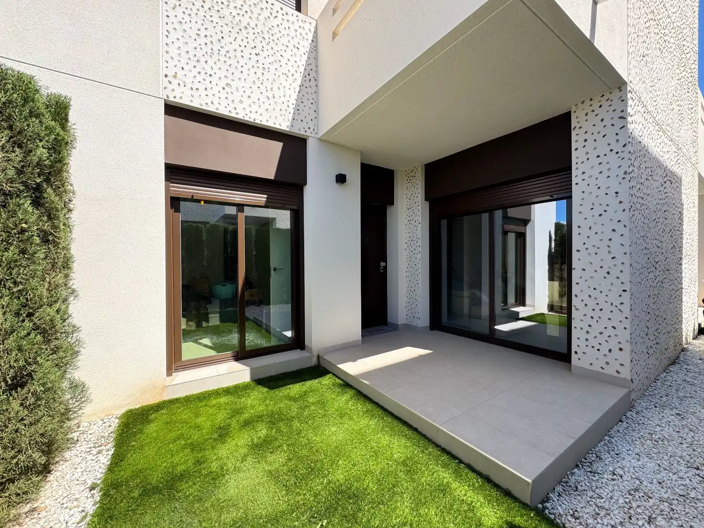 Terrasse von Haus oder Chalet zum Verkauf in Algorfa mit Klimaanlage, Heizung und Privatgarten