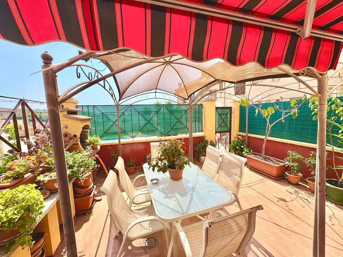 Terrassa de Casa adosada en venda en Vélez-Málaga amb Aire condicionat, Jardí privat i Terrassa