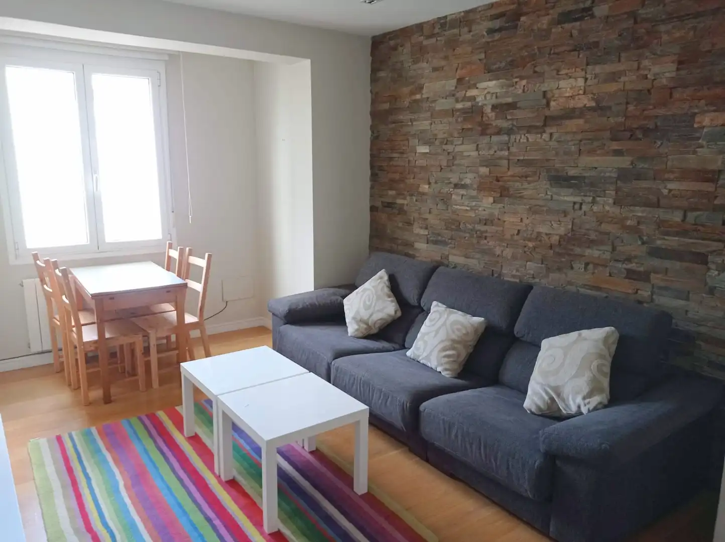 Sala de estar de Piso en venta en Bilbao  con Calefacción y Amueblado