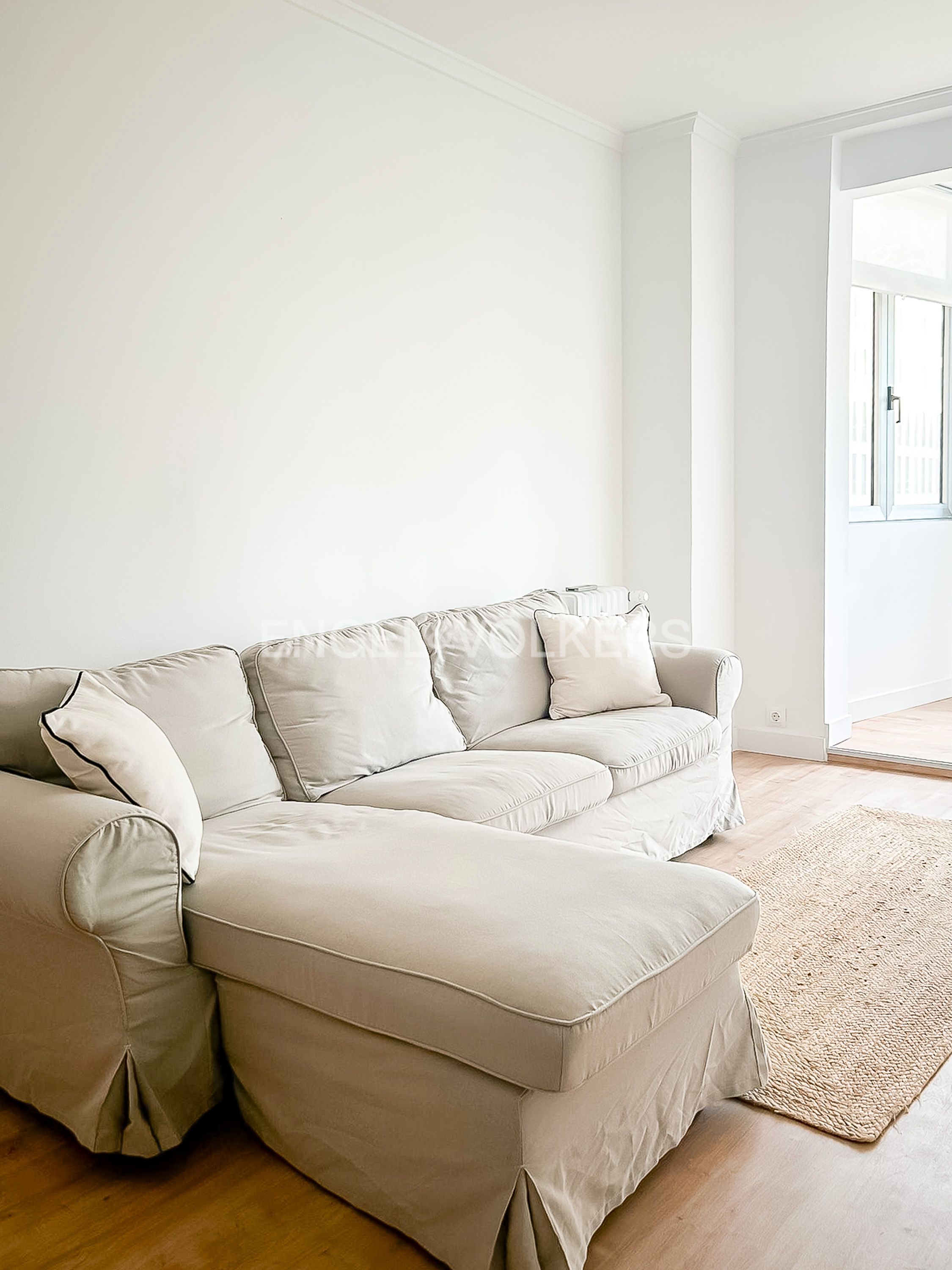 Living room of Apartment to rent in  Madrid Capital  with Air Conditioner, Heating and Terrace