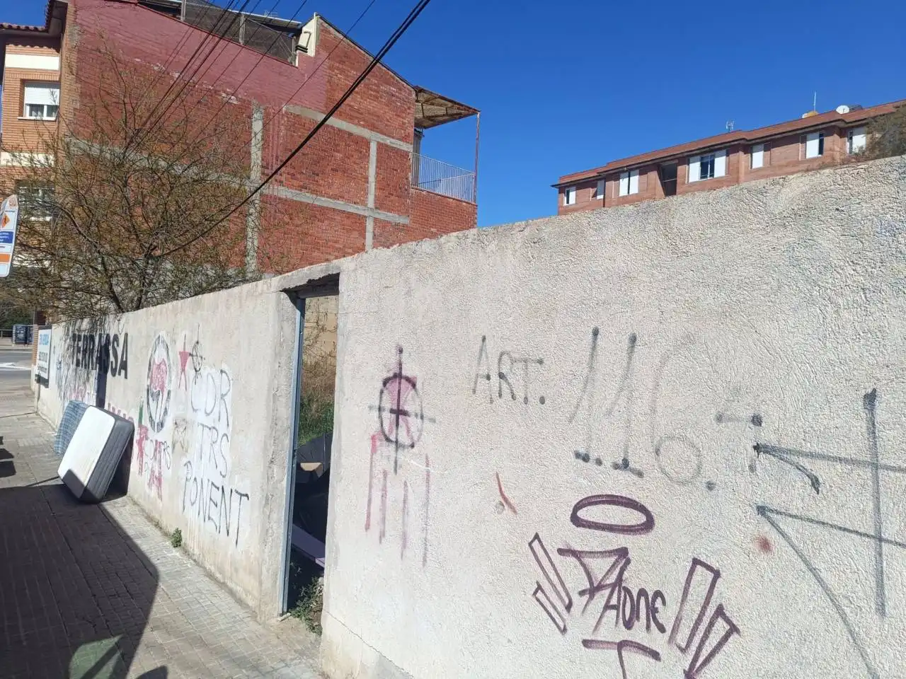 Exterior view of Land for sale in Terrassa