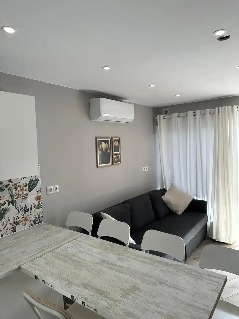 Sala de estar de Apartamento de alquiler en Mogán con Aire acondicionado, Terraza y Amueblado