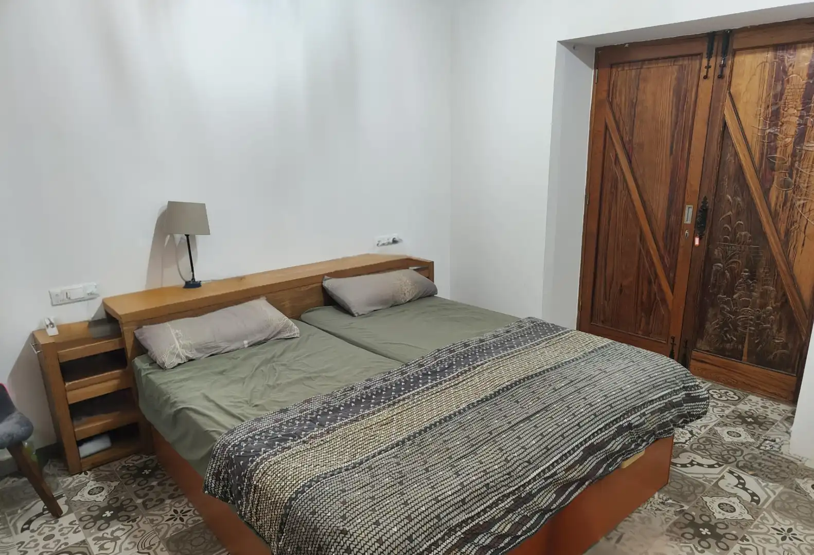 Schlafzimmer von Country house zur Miete in Vallehermoso mit Klimaanlage, Möbliert und Waschmaschine