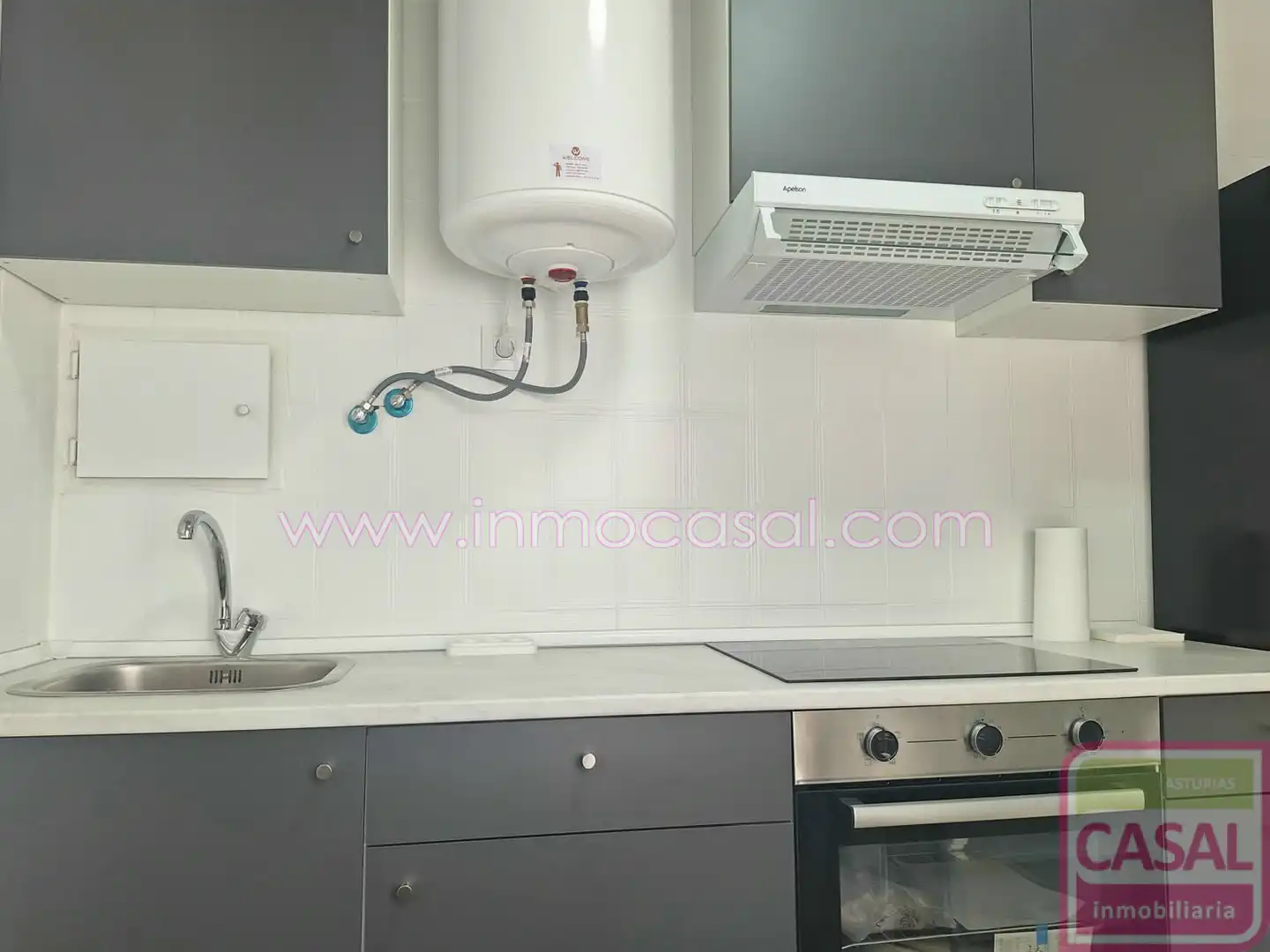 Cocina de Piso de alquiler en Mieres (Asturias) con Calefacción y Amueblado