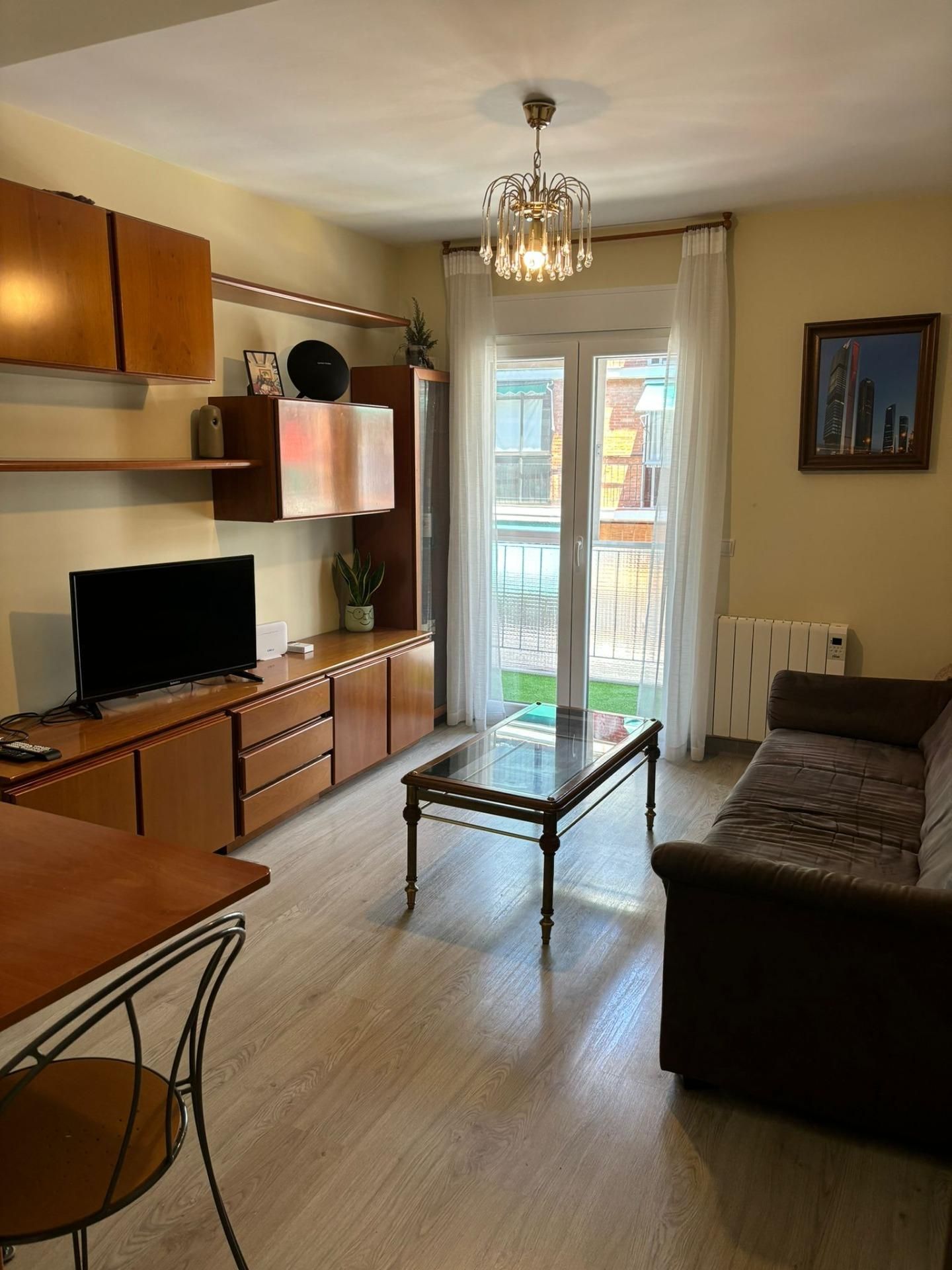 Living room of Flat to rent in  Madrid Capital  with Heating and Terrace