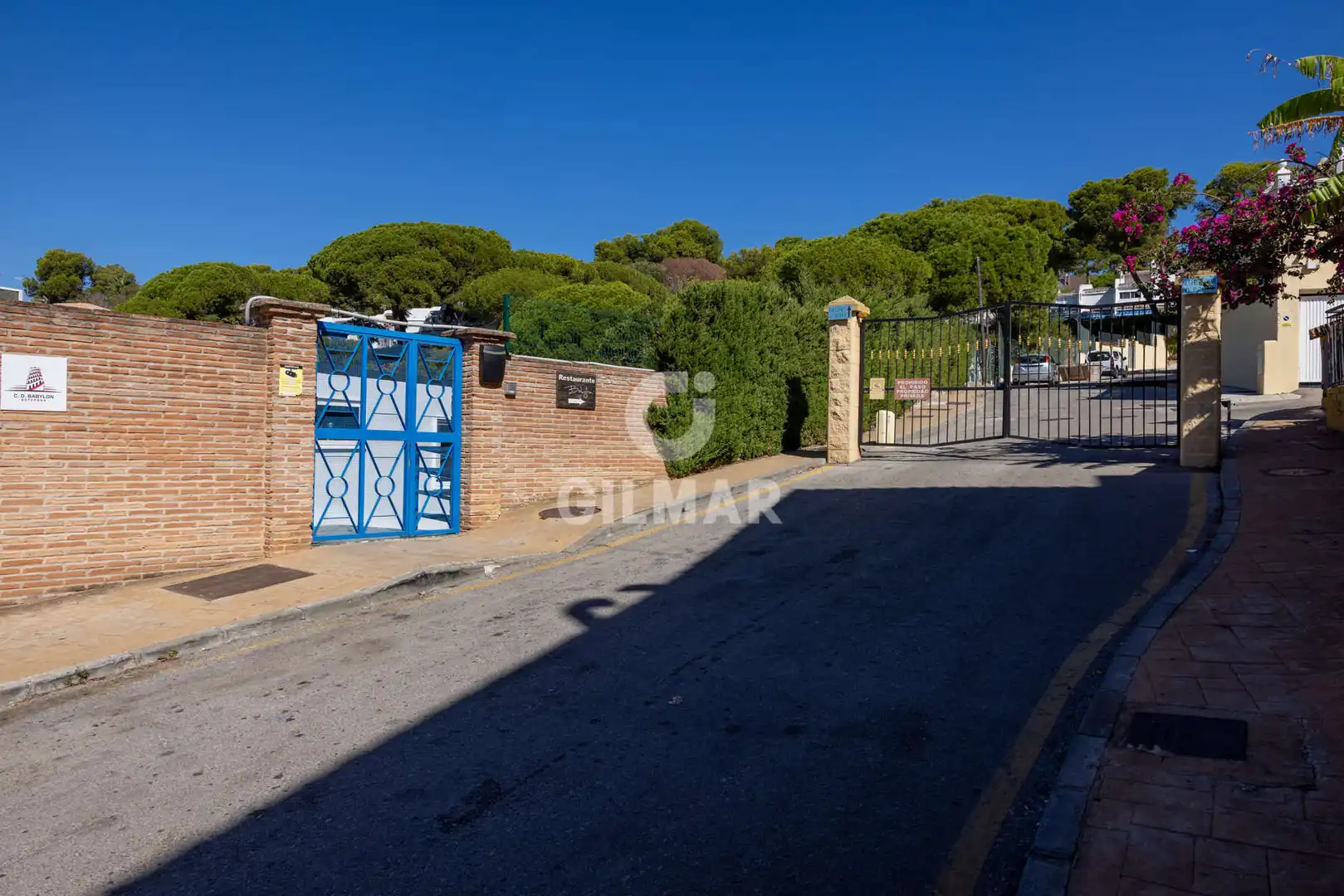 Exterior view of Detached homes for sale in Estepona  with Private garden and Swimming Pool