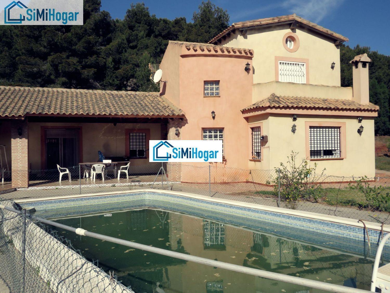 Piscina de Casa o xalet en venda en Cartagena amb Aire condicionat, Jardí privat i Terrassa
