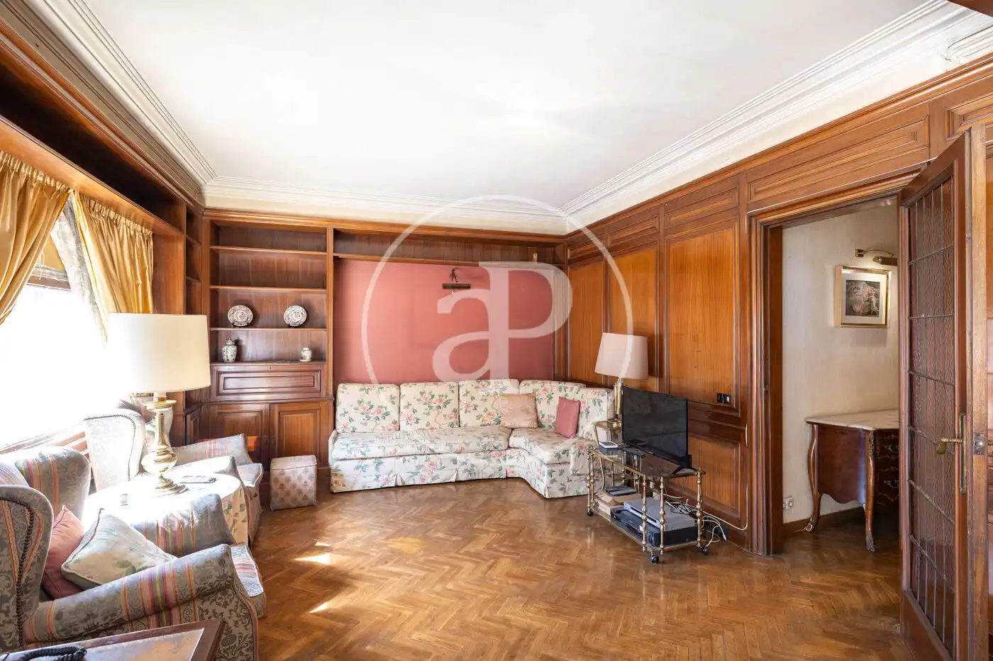 Sala d'estar de Pis en venda en Barcelona amb Aire condicionat, Calefacció i Terrassa