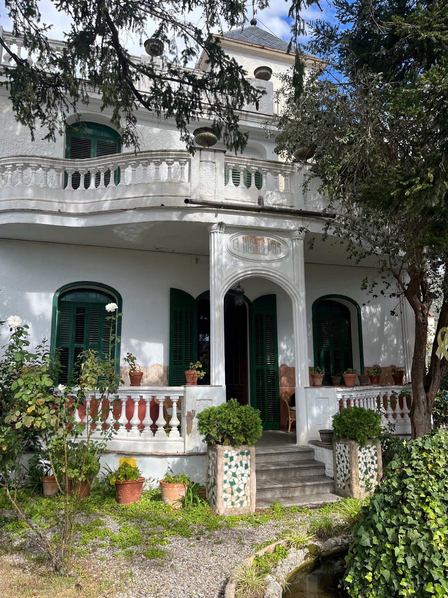 Vista exterior de Casa o xalet en venda en Amer amb Calefacció, Jardí privat i Terrassa