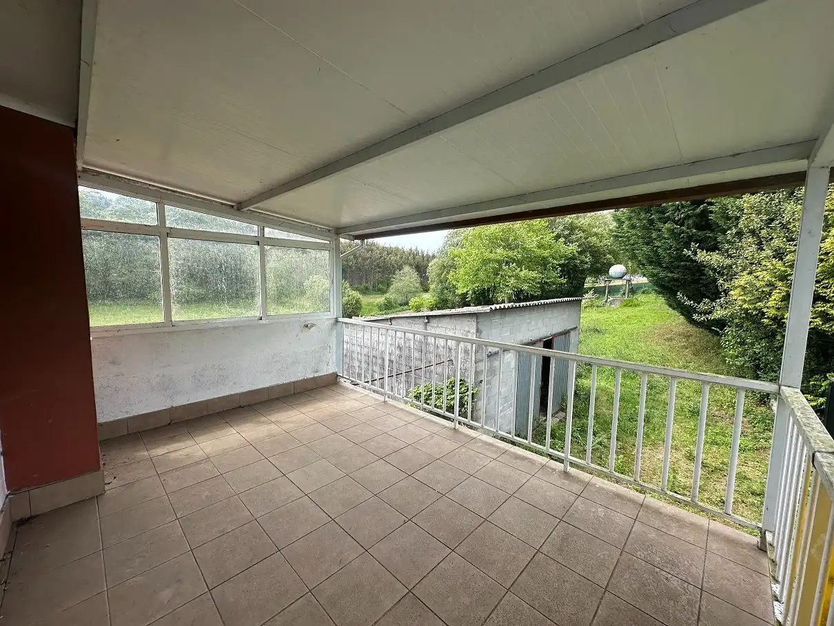 Terraza de Casa o chalet en venta en O Pino  con Jardín privado, Terraza y Amueblado