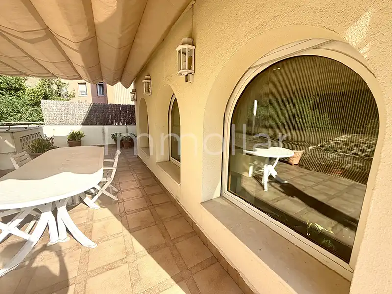 Terrace of Attic for rent in Barcelona  with Air Conditioner, Heating and Parquet flooring