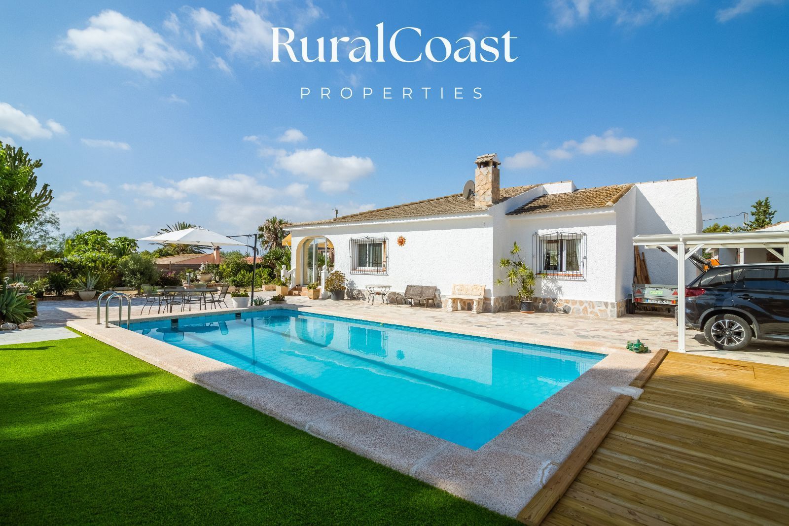 Vista exterior de Casa o xalet en venda en Busot amb Terrassa, Traster i Piscina