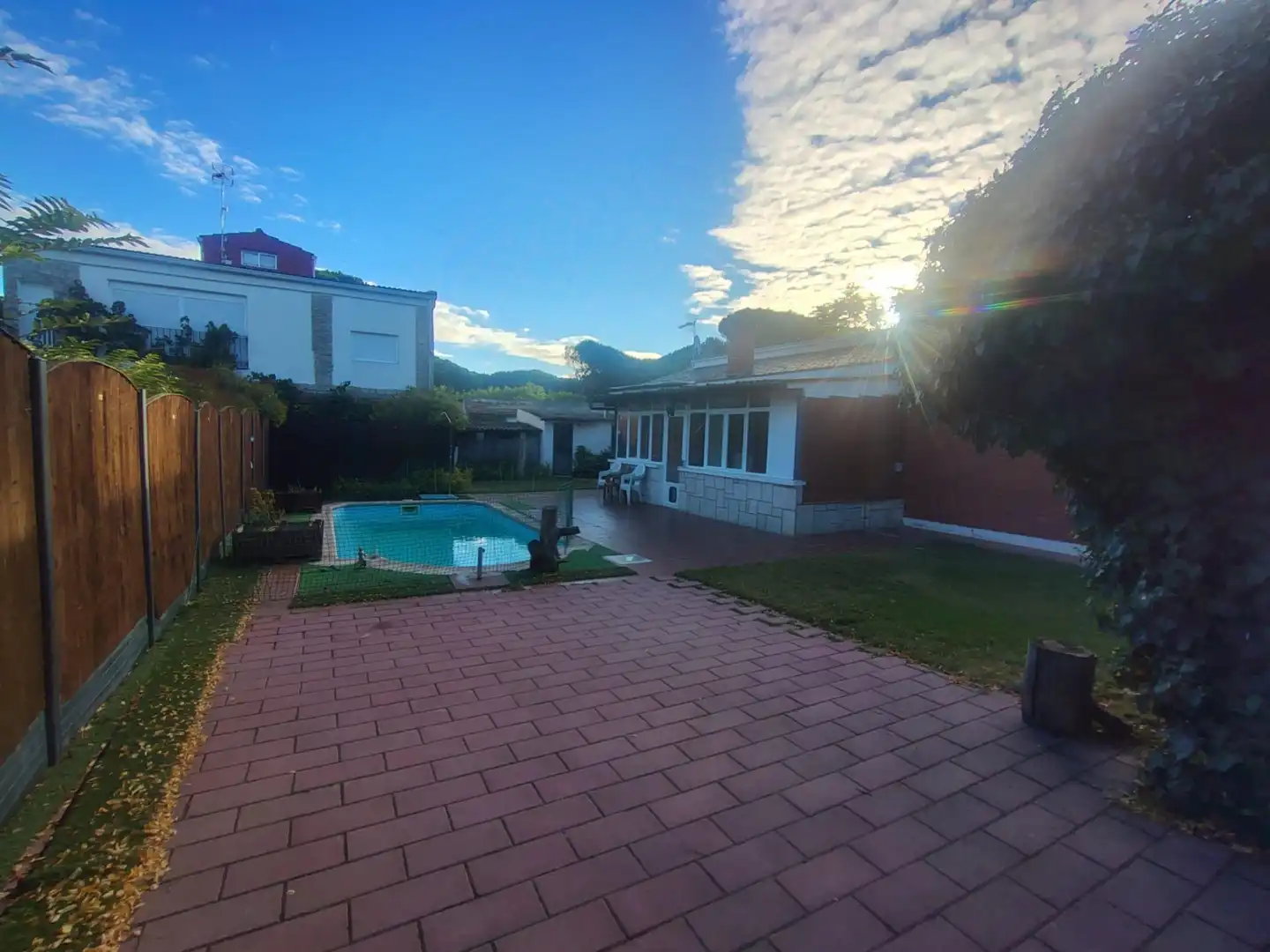 Garten von Haus oder Chalet zur Miete in Viana de Cega mit Klimaanlage, Heizung und Privatgarten