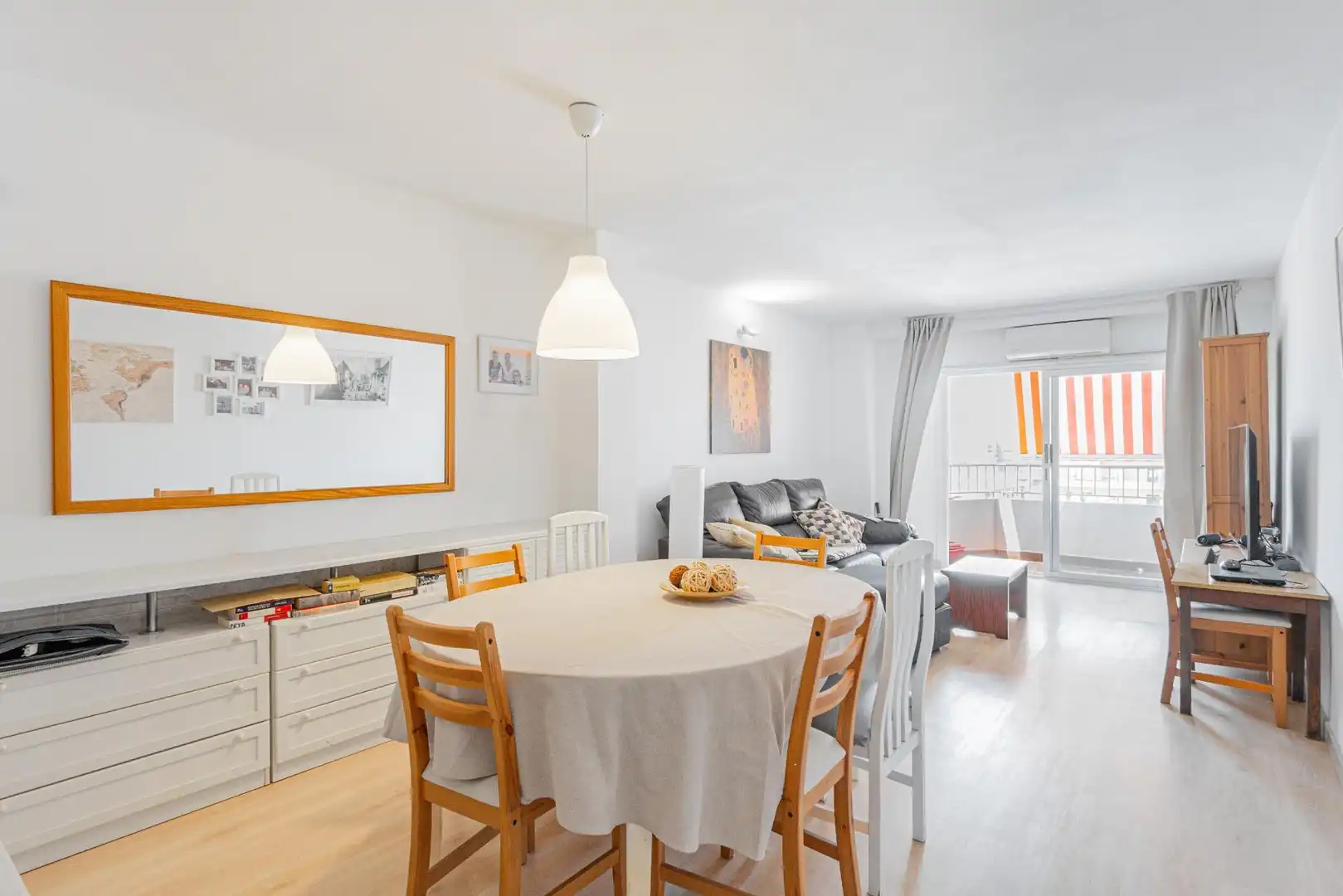 Dining room of Flat for sale in  Palma de Mallorca  with Air Conditioner, Heating and Balcony