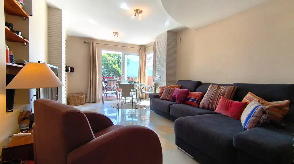 Sala de estar de Apartamento en venta en Dénia con Aire acondicionado, Terraza y Trastero