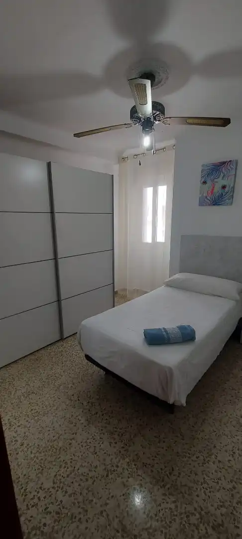 Schlafzimmer von Wohnung zur untervermieten in Málaga mit Möbliert