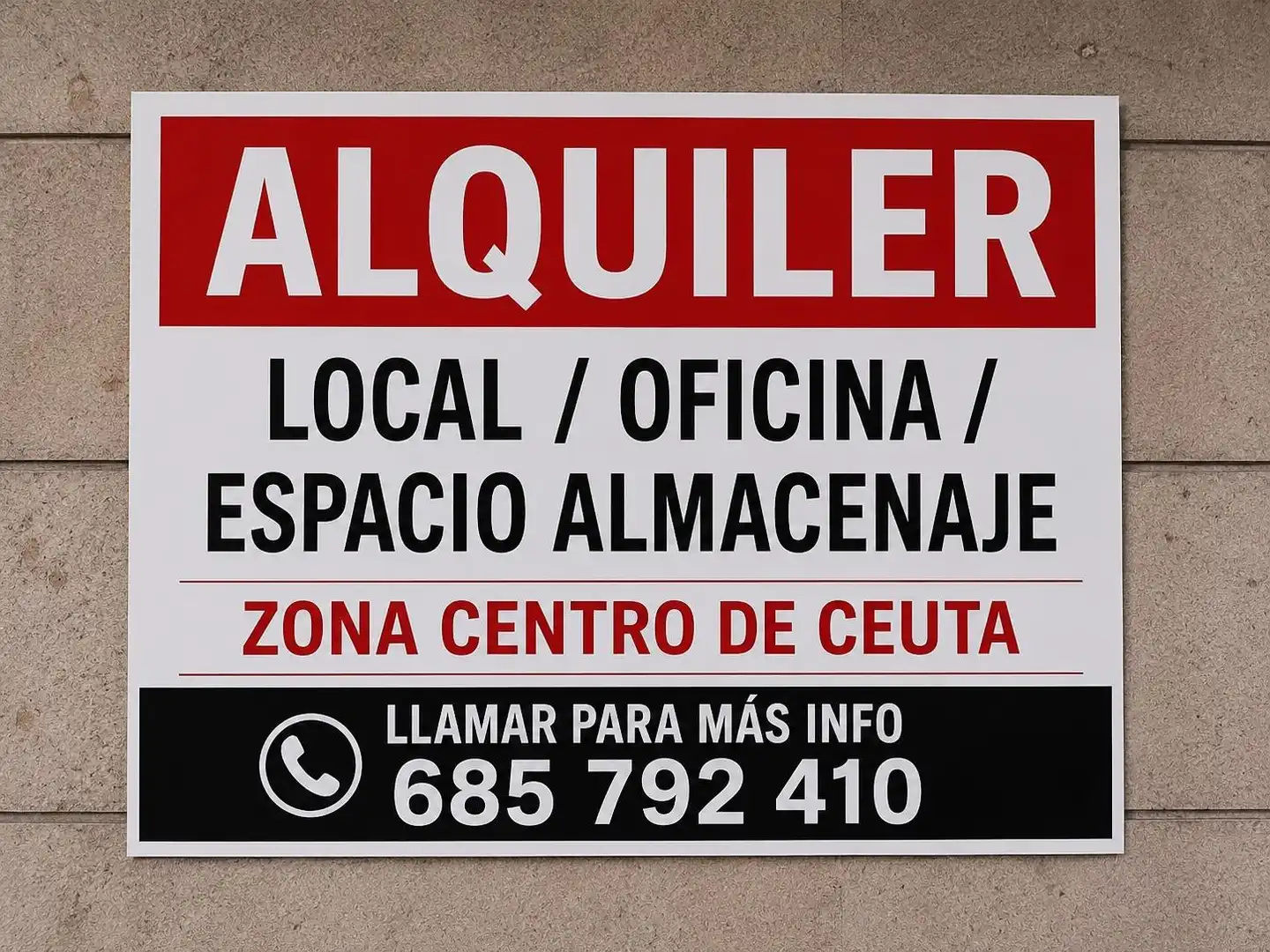 Storage room for rent in Ceuta