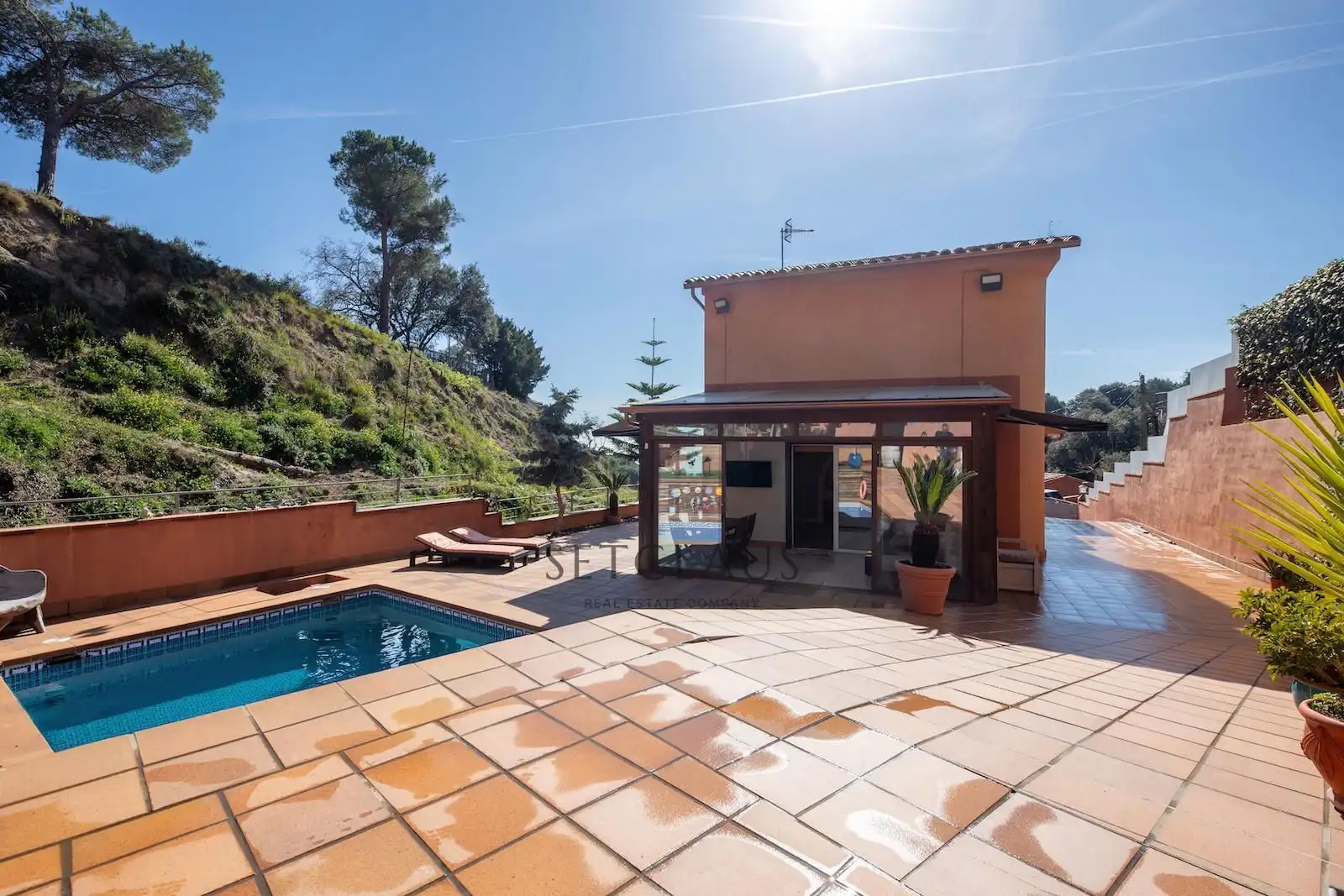 Piscina de Casa o chalet en venta en Teià con Aire acondicionado, Calefacción y Jardín privado