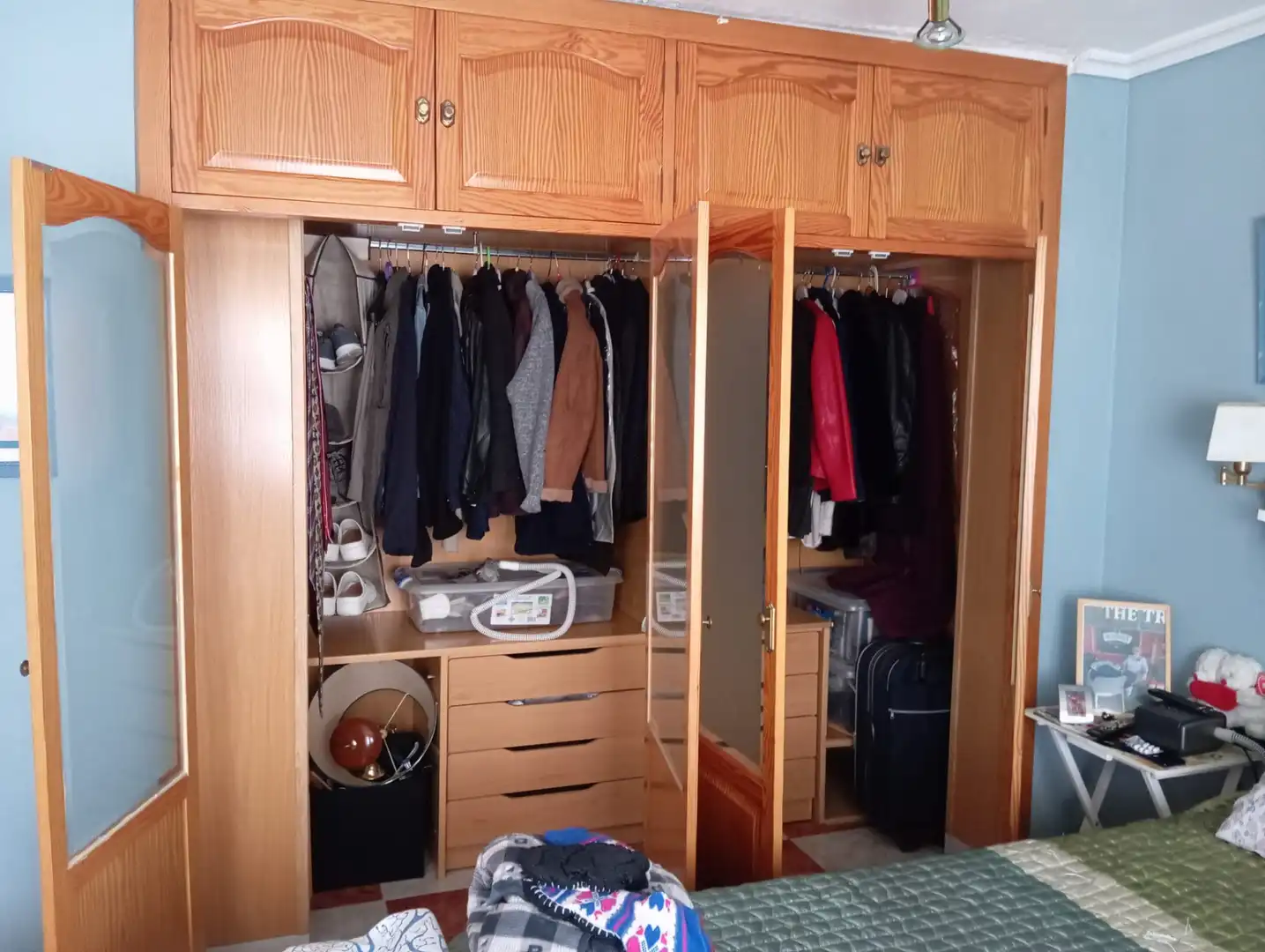Bedroom of Flat for sale in Sevilla  with Air Conditioner, Private garden and Furnished