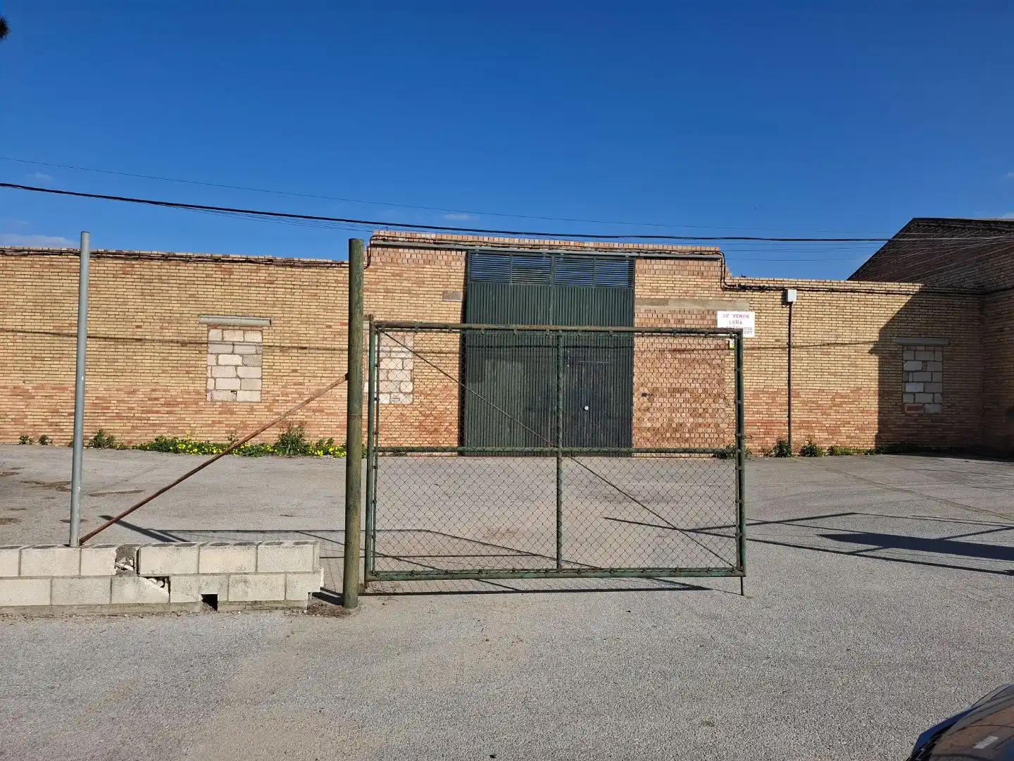 Vista exterior de Terreny industrial en venda en Olivares