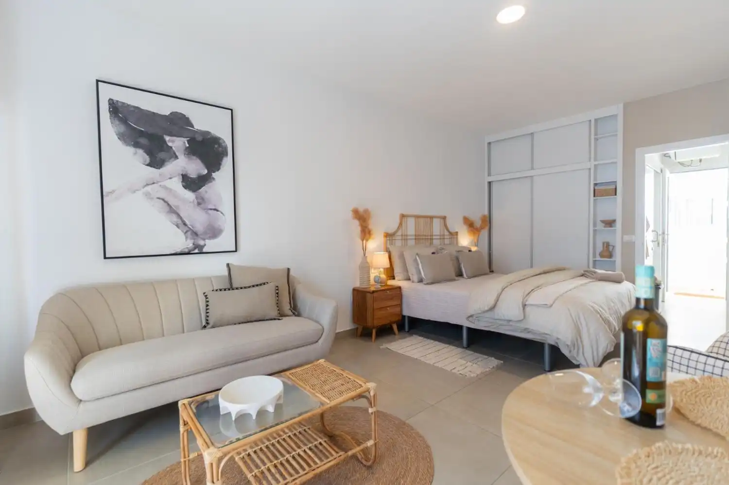 Habitación de Estudio de alquiler en Puerto de la Cruz con Terraza y Balcón