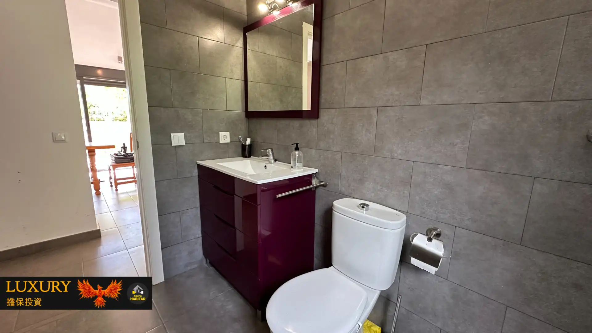 Badezimmer von Haus oder Chalet zum Verkauf in Cunit mit Heizung, Privatgarten und Schwimmbad