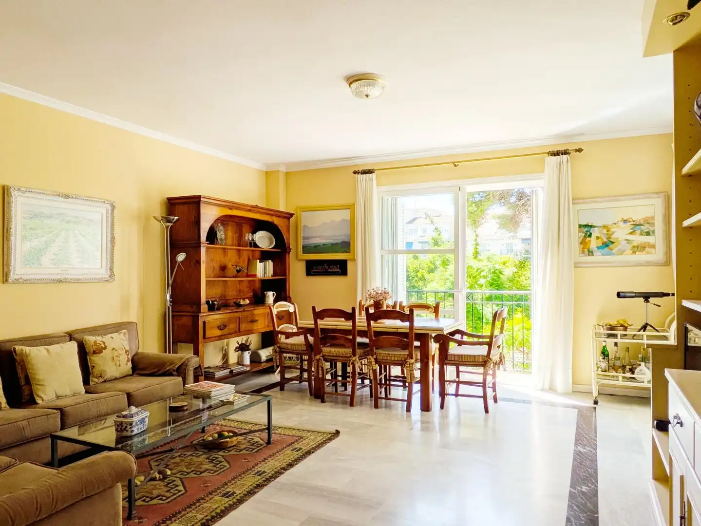 Dining room of Flat for sale in Marbella  with Air Conditioner, Heating and Private garden