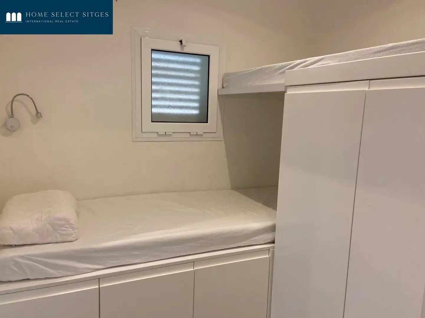 Bedroom of Apartments for rent in Sitges  with Air Conditioner, Heating and Private garden