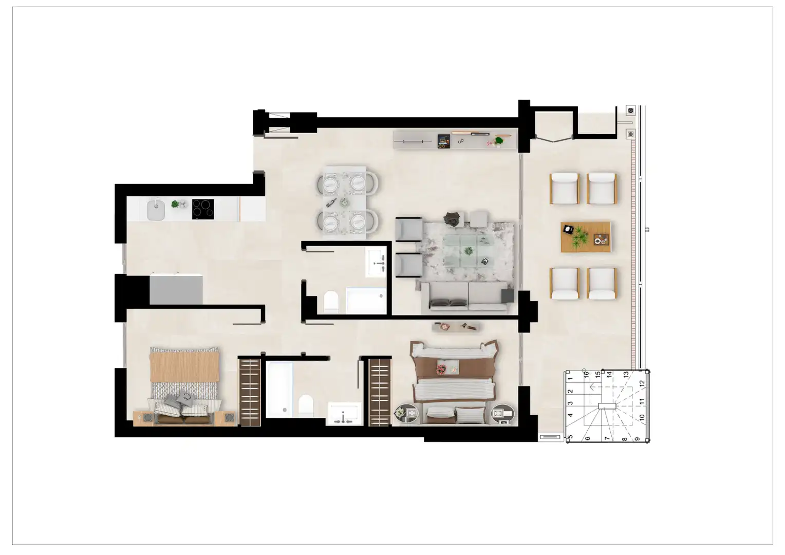 Apartament amb ascensor en venda a La Cala Golf - Lagar Martell, imagen 27