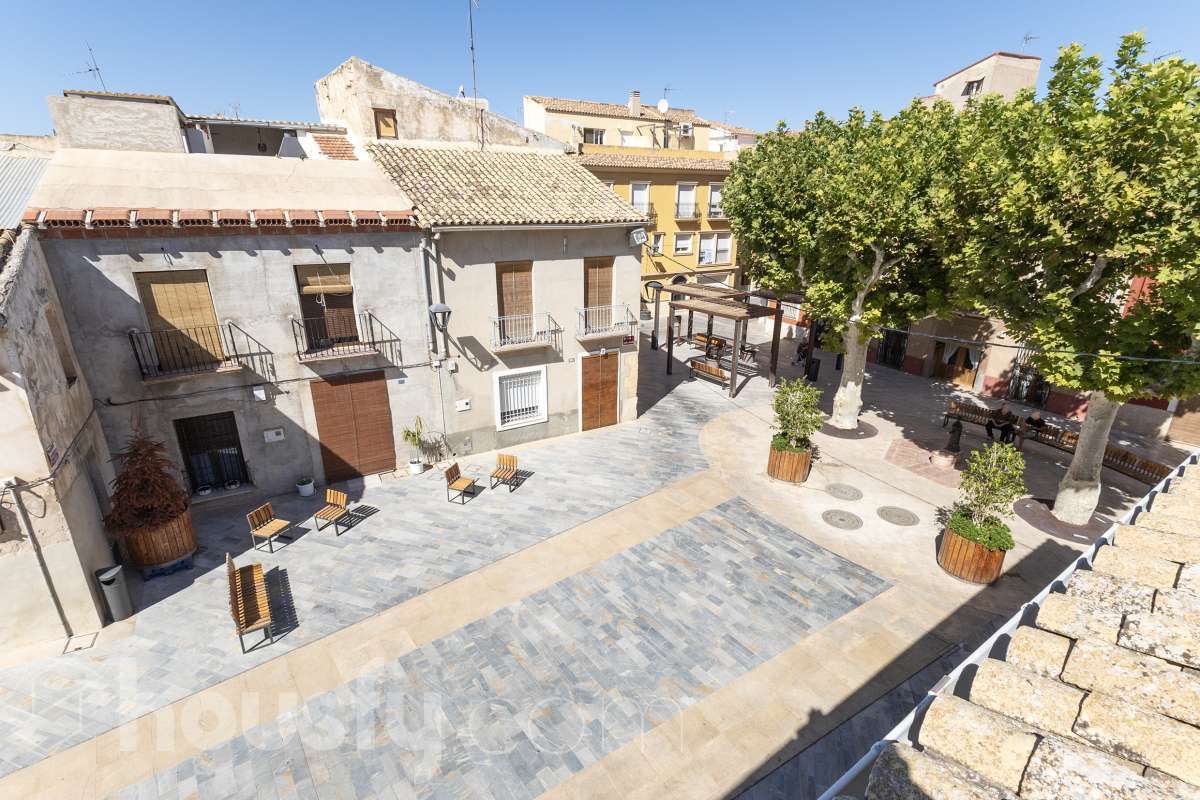 Vista exterior de Casa adosada en venda en Aspe amb Terrassa