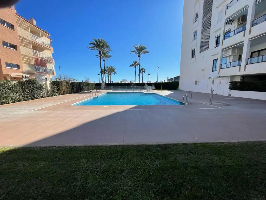 Swimming pool of Apartments for rent in Fuengirola  with Air Conditioner, Heating and Private garden