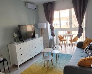 Sala d'estar de Estudi en venda en Roses amb Aire condicionat i Moblat