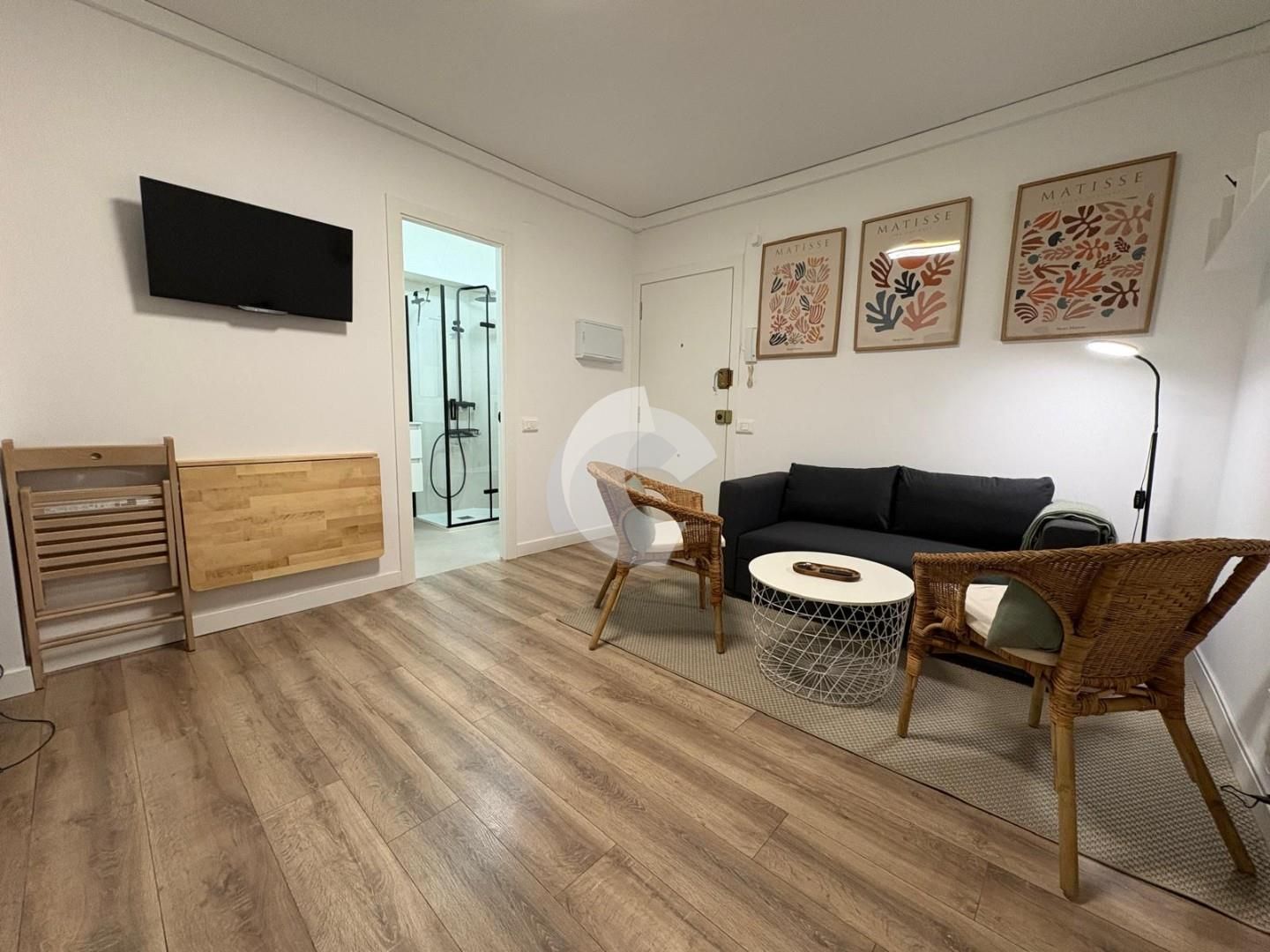Sala d'estar de Apartament de lloguer en A Coruña Capital 