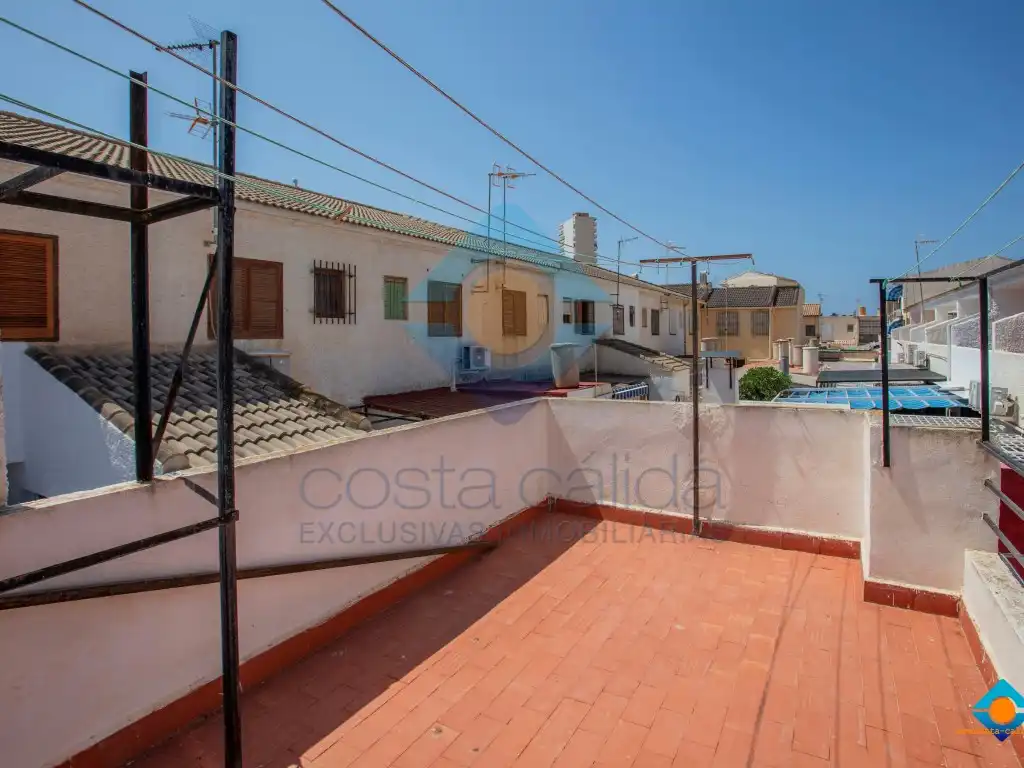 Terraza de Casa o chalet en venta en Mazarrón con Aire acondicionado, Jardín privado y Terraza