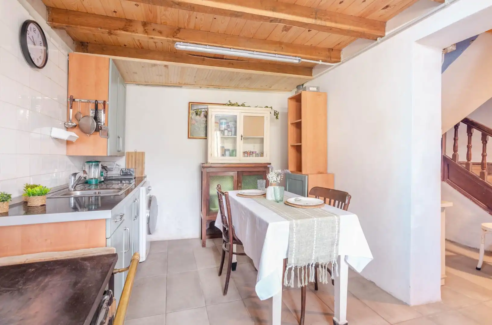 Cocina de Casa adosada en venta en Laviana con Jardín privado y Amueblado