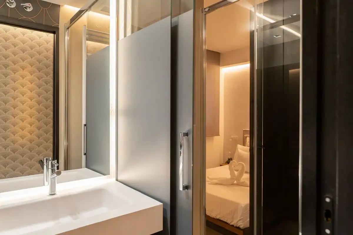 Badezimmer von Wohnung zum Verkauf in Madrid mit Klimaanlage, Heizung und Möbliert