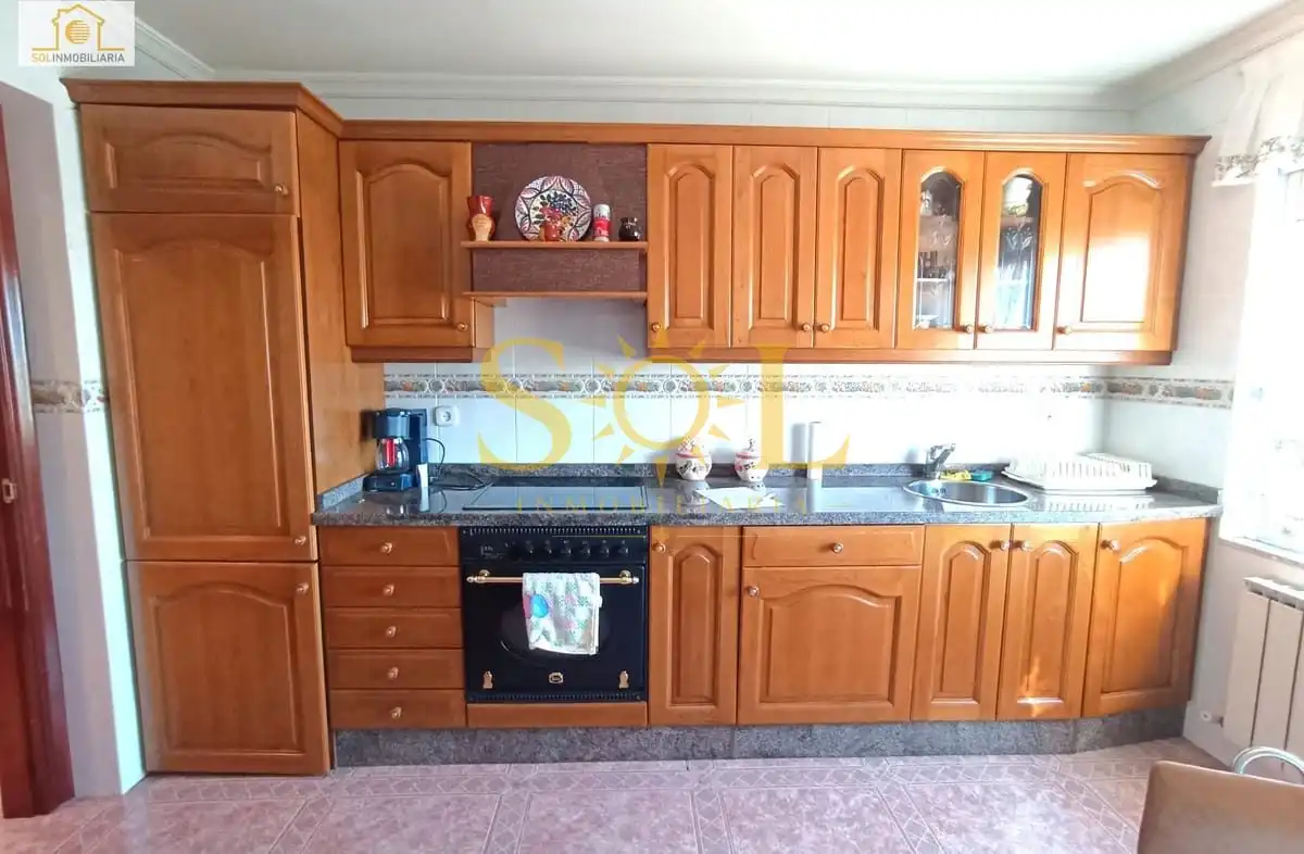 Cocina de Casa o chalet en venta en Villanueva de las Manzanas con Calefacción, Jardín privado y Parquet