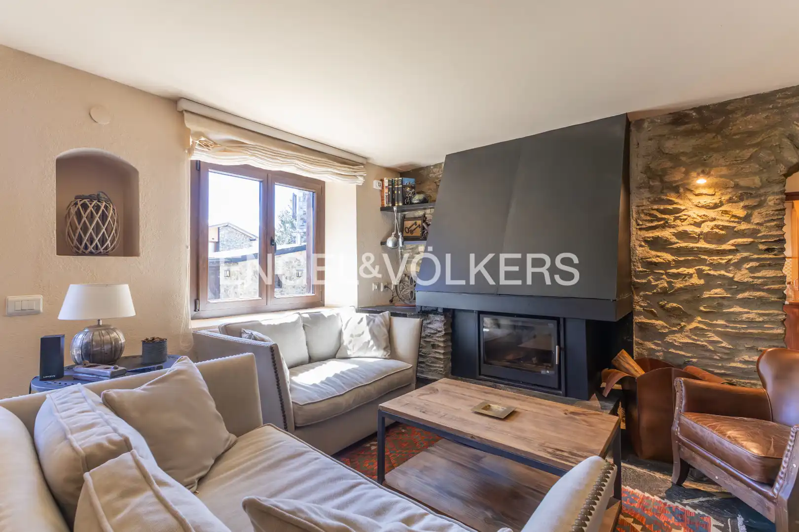 Sala de estar de Casa o chalet en venta en Bolvir con Calefacción, Jardín privado y Parquet