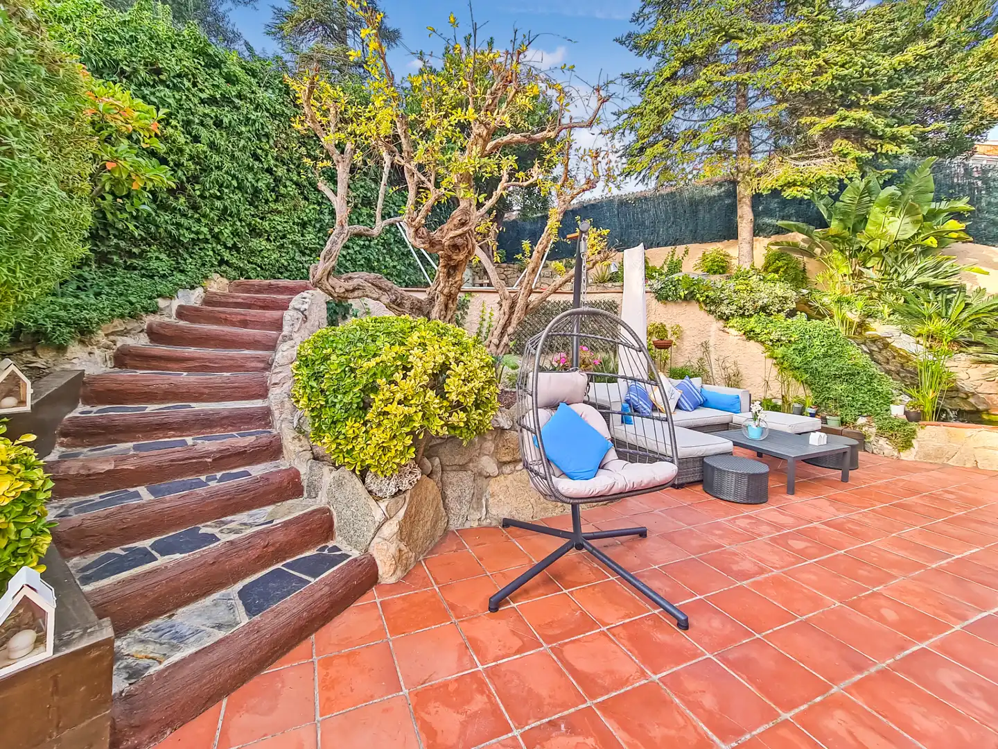 Terraza de Casa o chalet en venta en Alella con Calefacción, Jardín privado y Terraza