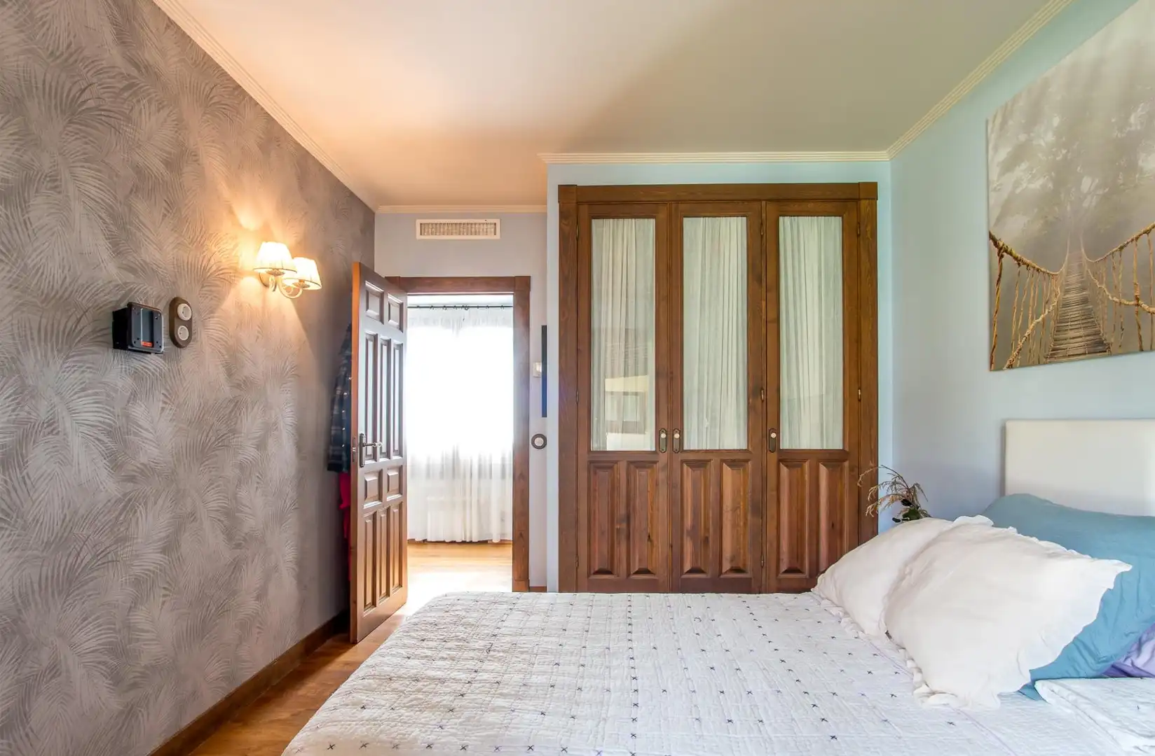 Schlafzimmer von Haus oder Chalet zum Verkauf in Molina de Segura mit Klimaanlage, Heizung und Privatgarten