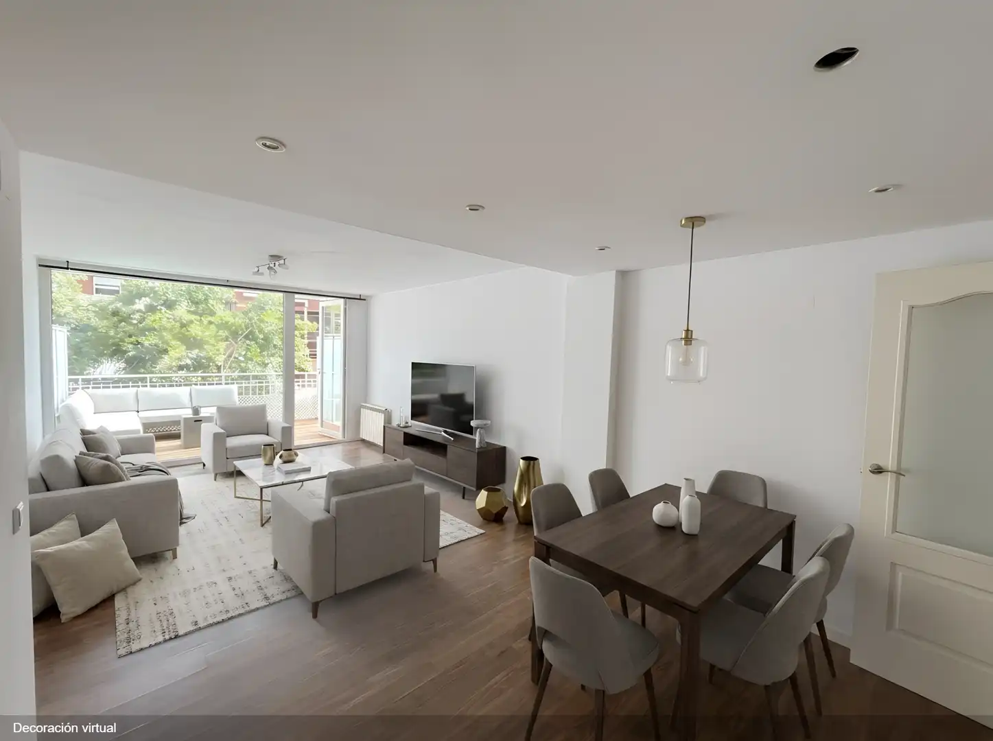 Sala de estar de Piso en venta en Móstoles con Calefacción y Terraza