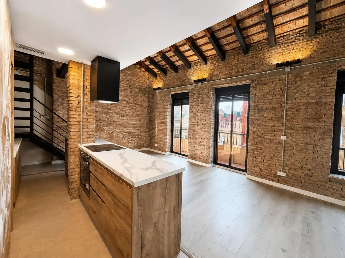 Cocina de Ático en venta en Valencia con Aire acondicionado, Calefacción y Parquet