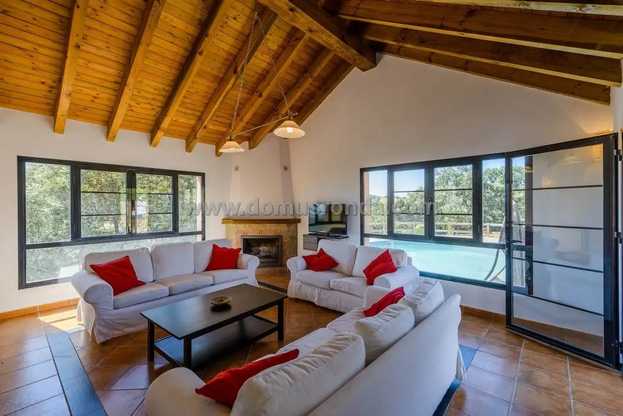 Sala de estar de Casa o chalet en venta en Montecorto con Aire acondicionado y Terraza