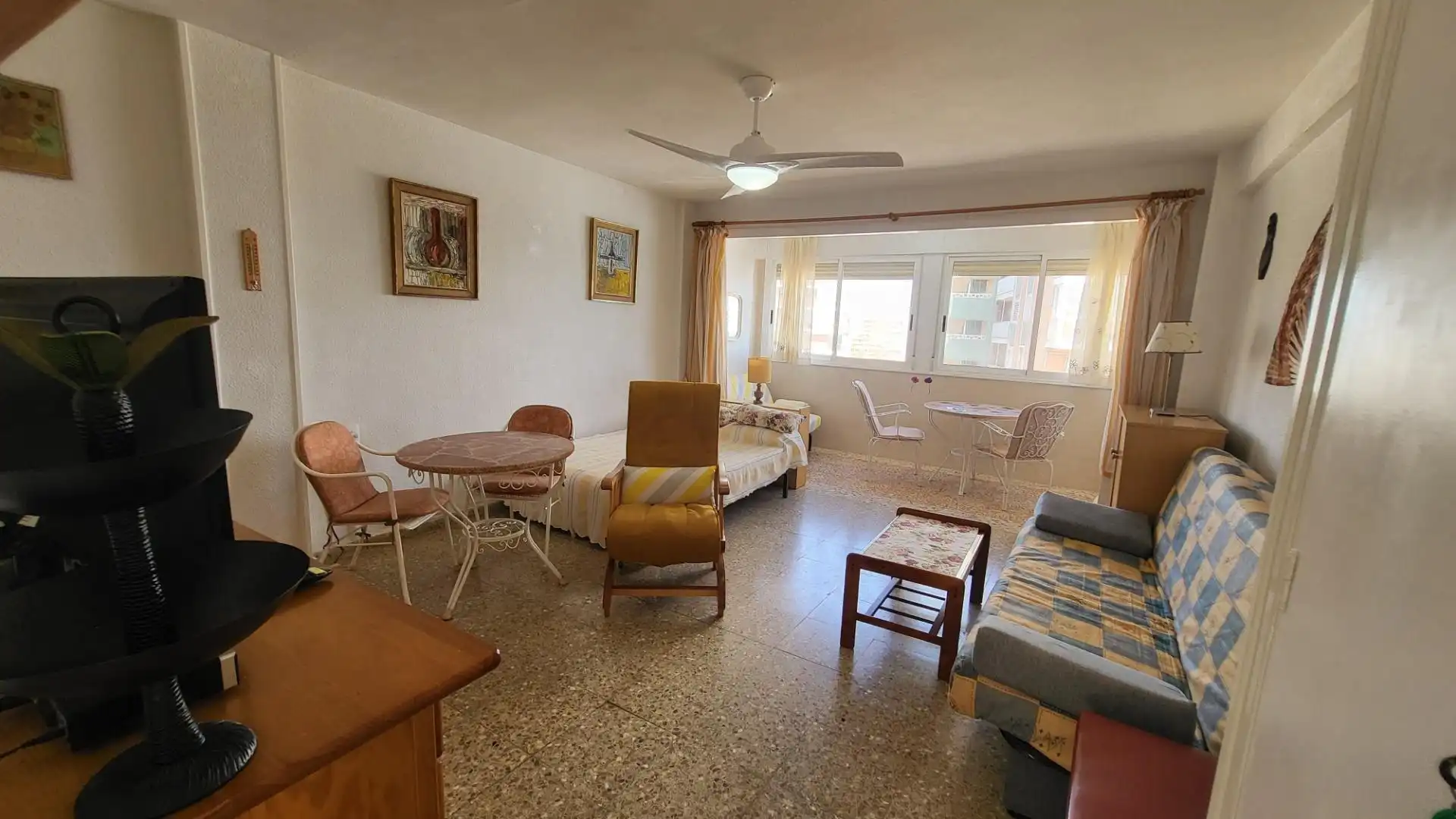 Sala de estar de Ático en venta en Elche / Elx con Amueblado