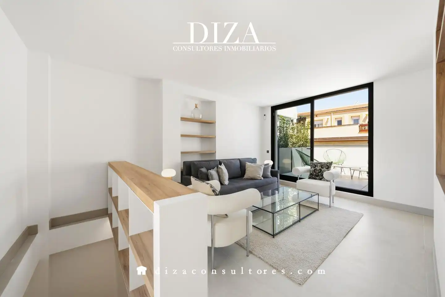 Sala d'estar de Dúplex en venda en Madrid amb Aire condicionat, Calefacció i Terrassa